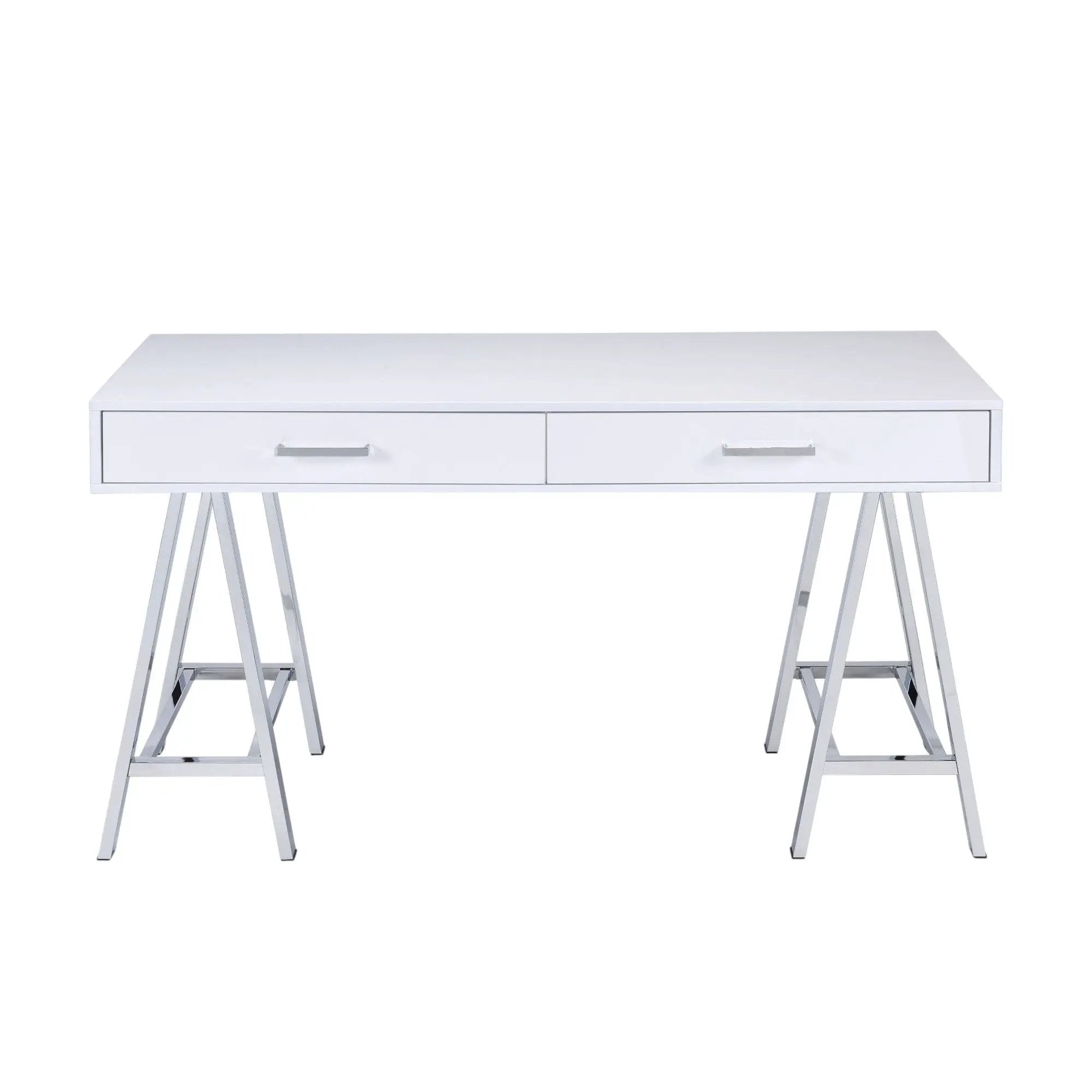 Coleen - High Gloss Writing Desk With USB by Unique Piece Furniture