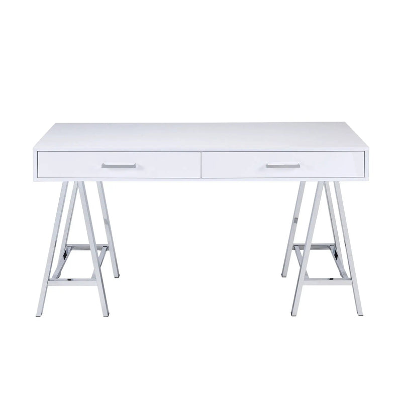 Coleen - High Gloss Writing Desk With USB by Unique Piece Furniture