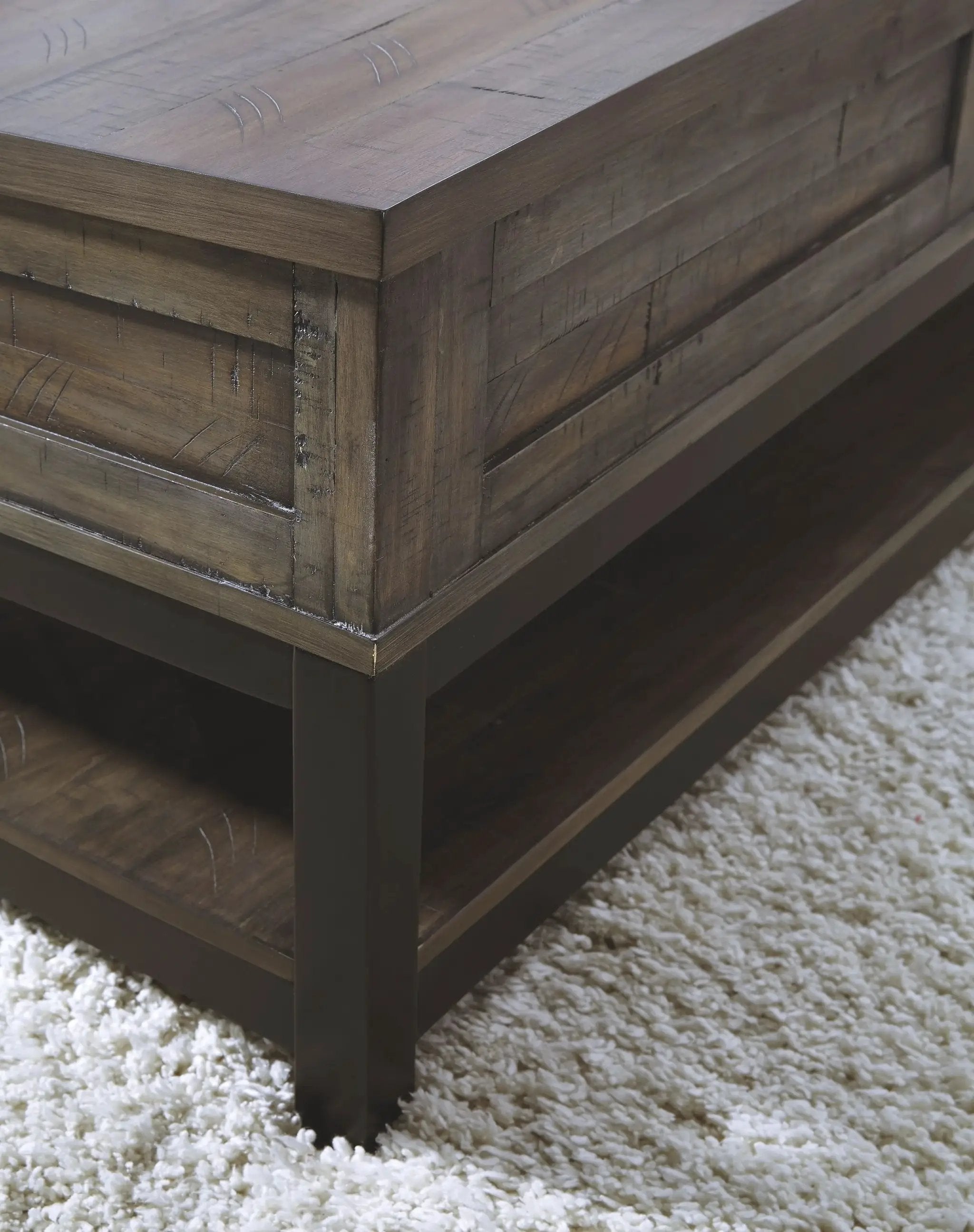 Johurst - LIFT TOP COCKTAIL TABLE - Grayish Brown by Unique Piece Furniture