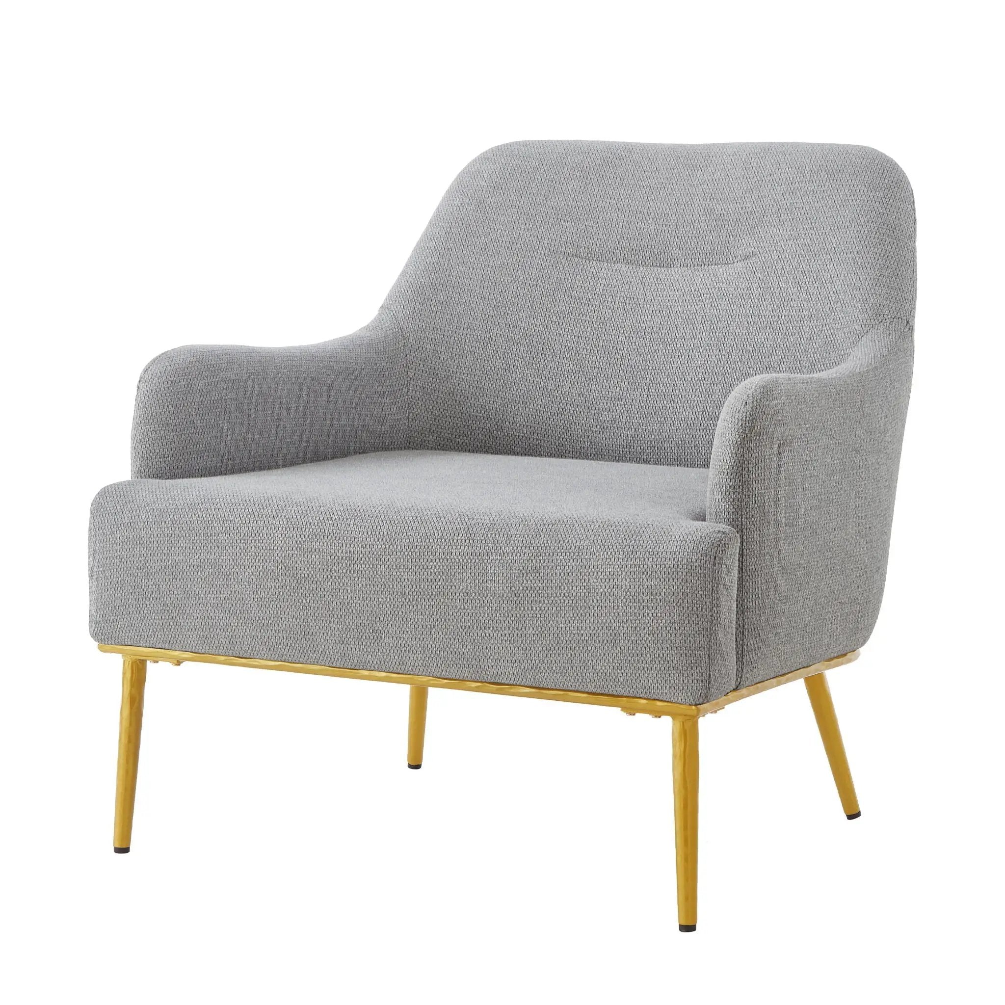 Modern Elegance Accent Chair With Curved Backrest by HouseOfZazla