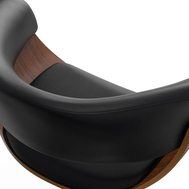 Sheldon - Upholstered Adjustable Swivel Bar Stool by HouseOfZazla