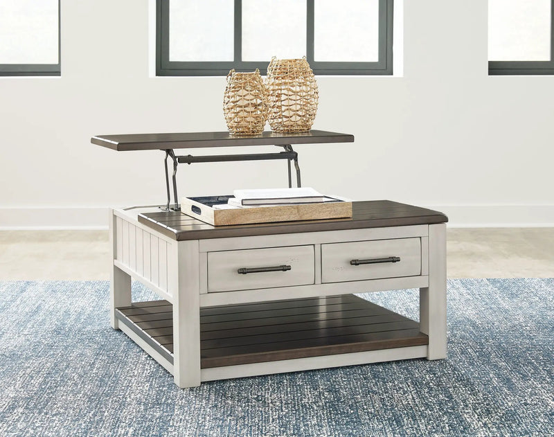 Darborn - Lift Top Cocktail Table - Gray / Brown by Unique Piece Furniture