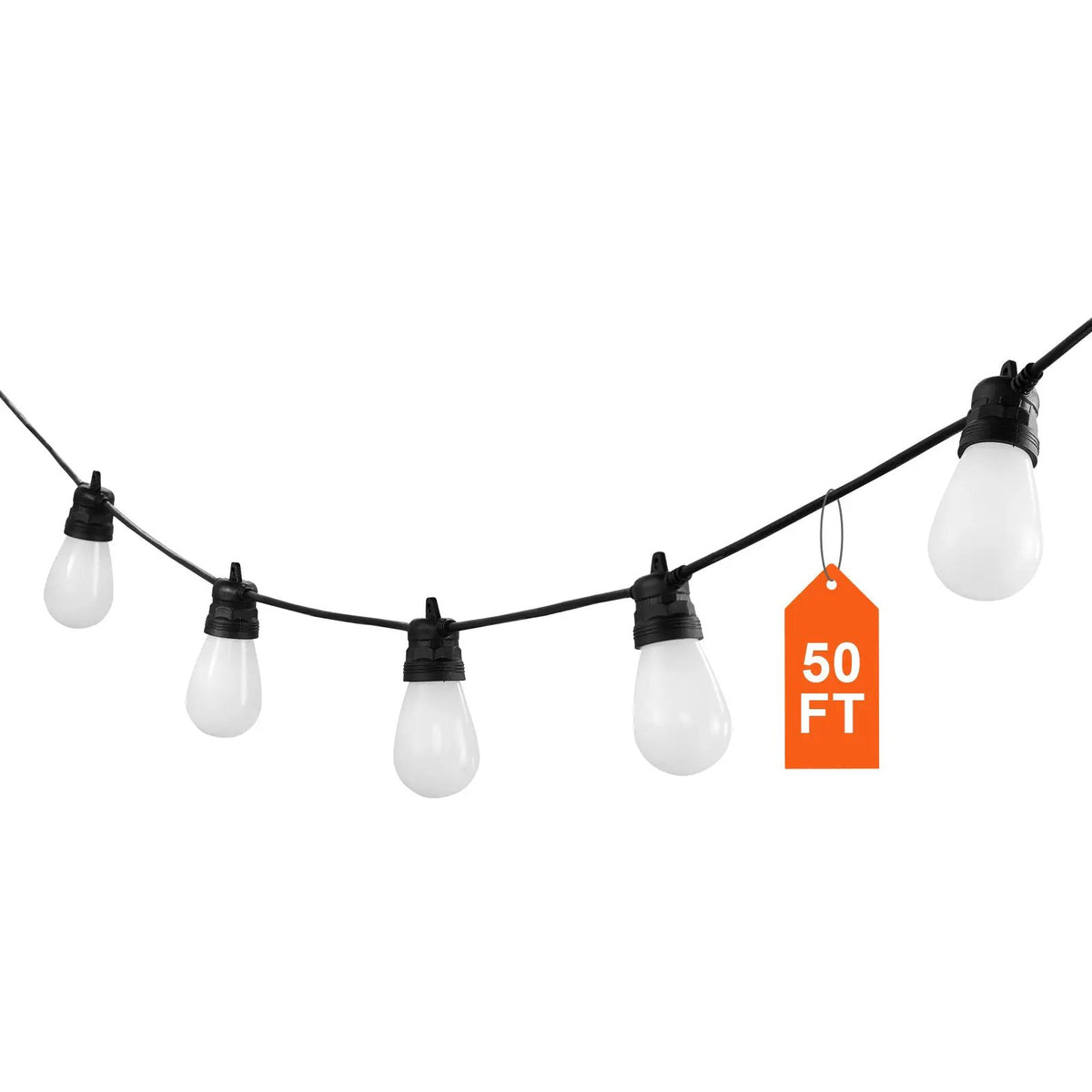 RGB Outdoor String Lights, 50FT with APP Control by HouseOfZazla
