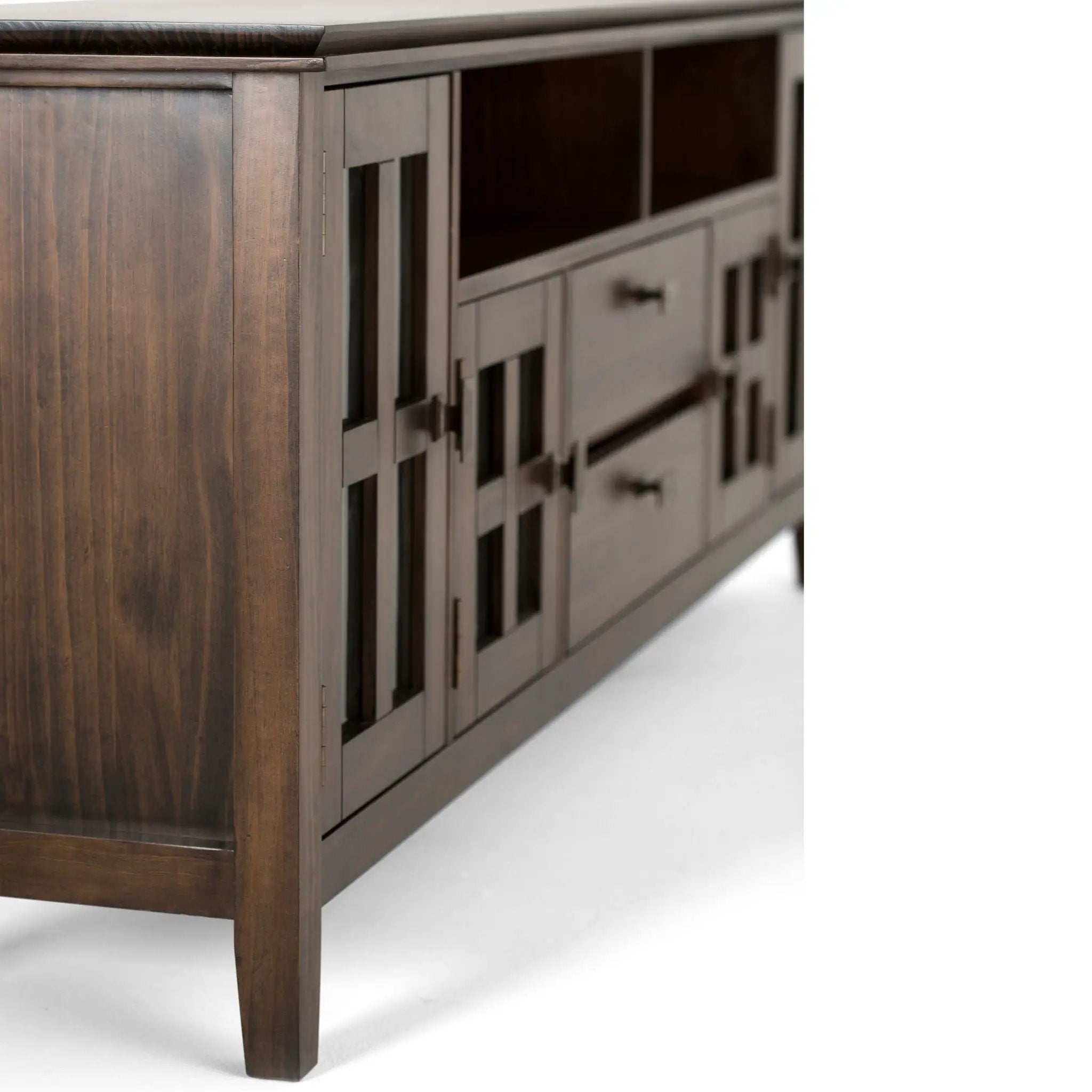 Artisan - TV Media Stand - Natural Aged Brown by Unique Piece Furniture