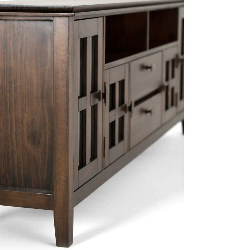 Artisan - TV Media Stand - Natural Aged Brown by Unique Piece Furniture