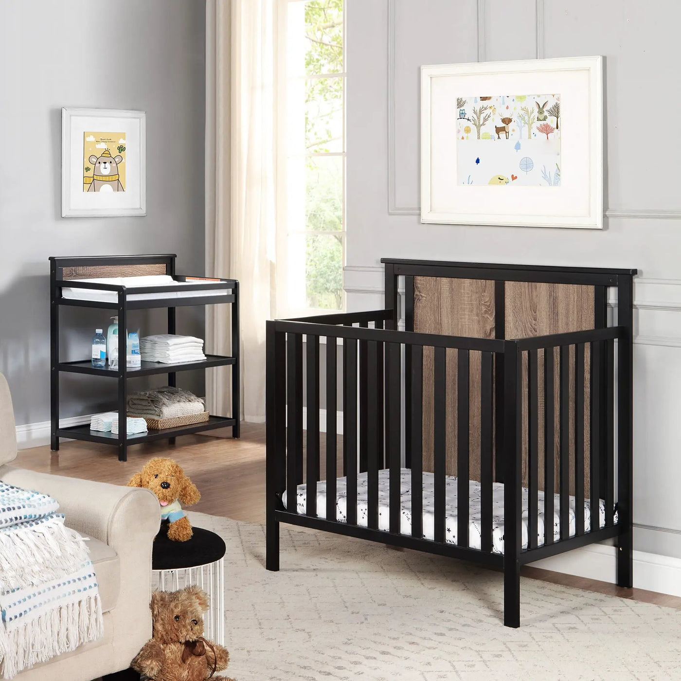 Connelly - Mini Crib With Mattress Pad by Unique Piece Furniture
