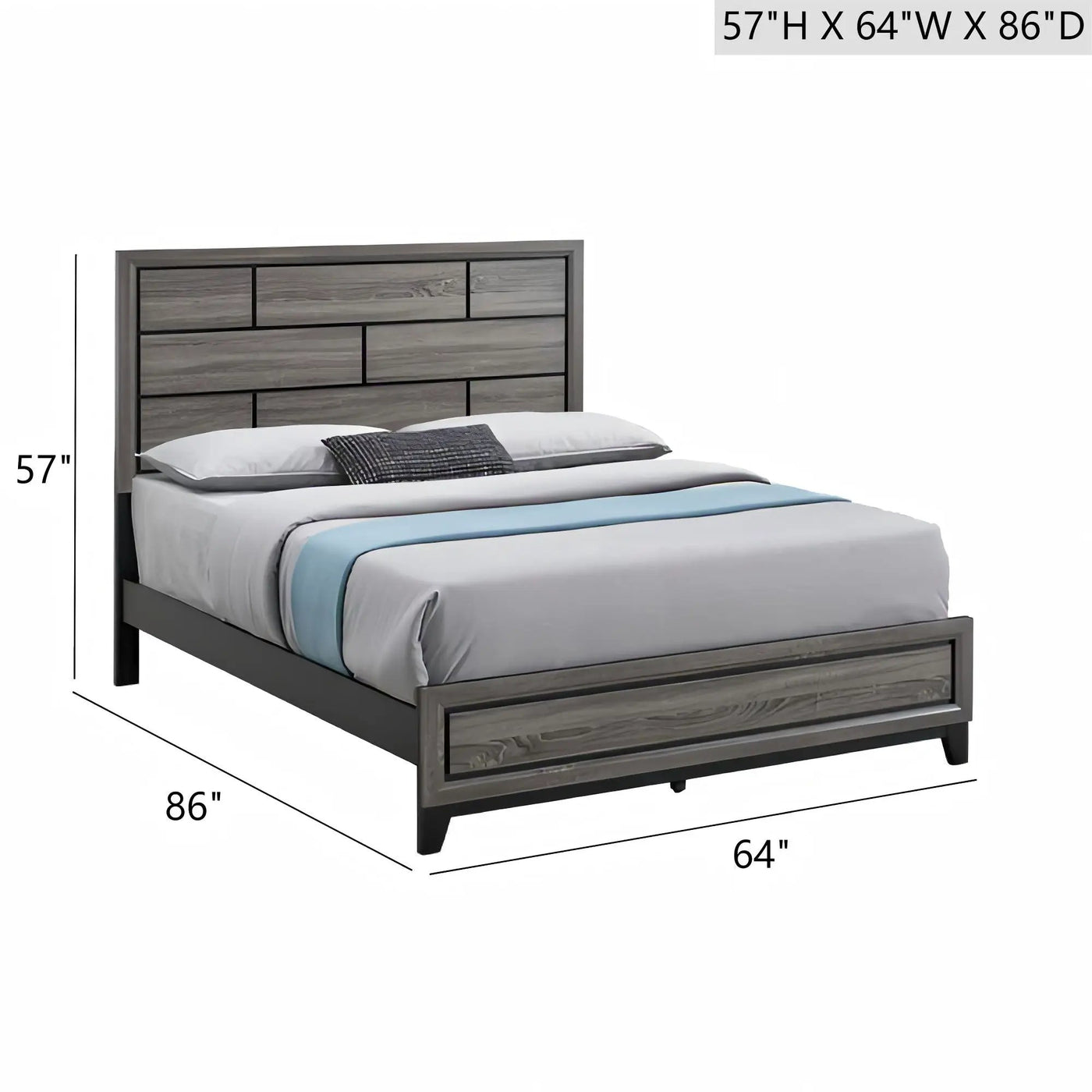 Glasgow - Bed Frame With Durable Construction by HouseOfZazla