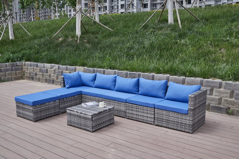 Patio Sofa With Cushions by Unique Piece Furniture
