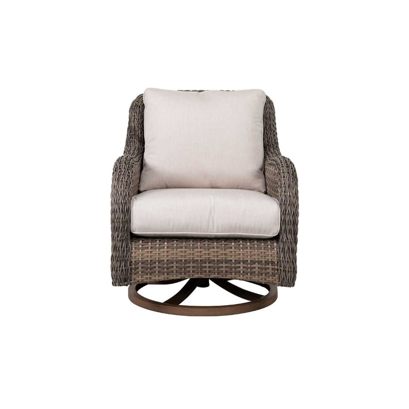 Mitchell 4-Piece Wicker Sofa Set with Swivel Rocking Chairs by Outdoor-USA®