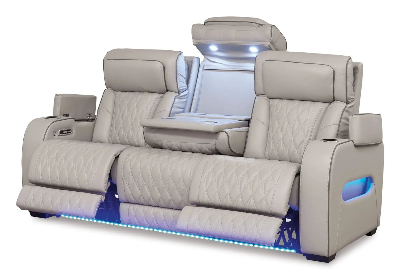 Boyington - Power Reclining Sofa With Adj Headrest by Unique Piece Furniture