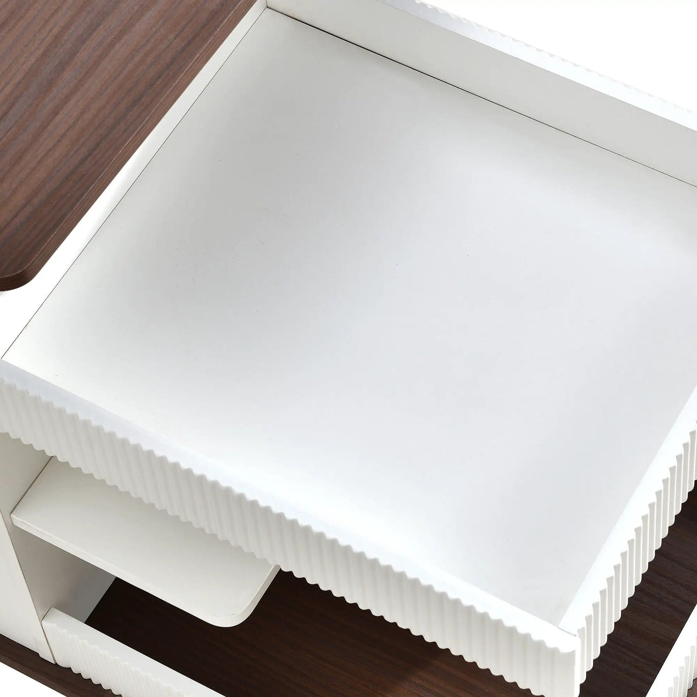 Adjustable End Table With Wheels, 360°Rotating Top And Storage Space by HouseOfZazla