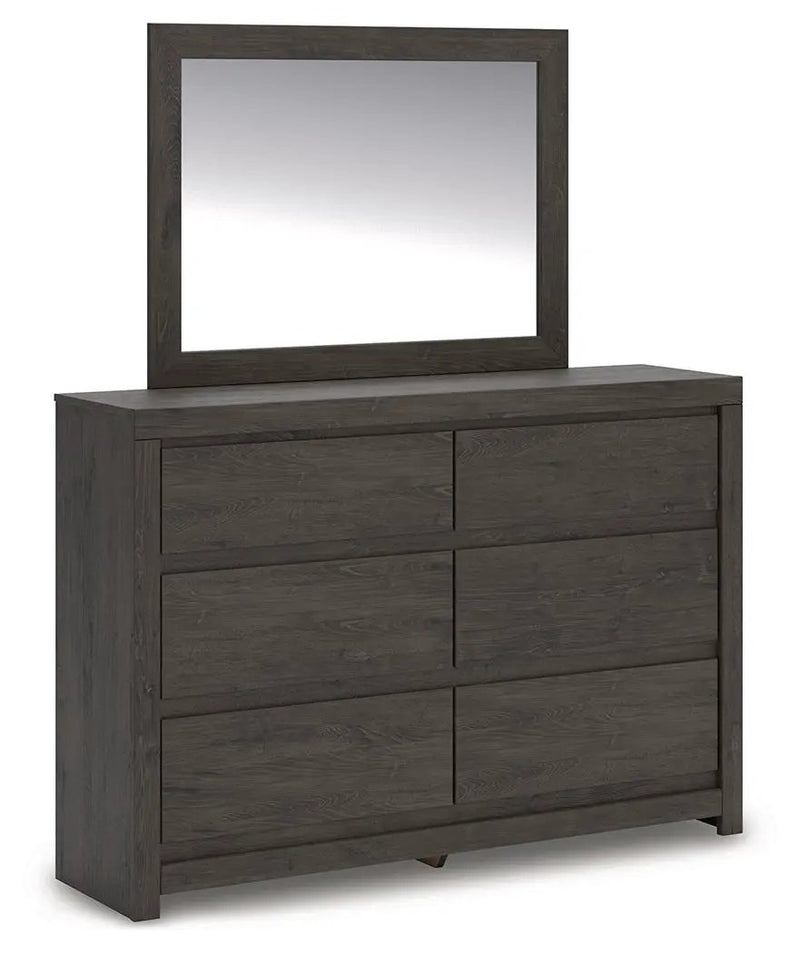 Fraluna - Dresser And Mirror - Charcoal by Unique Piece Furniture
