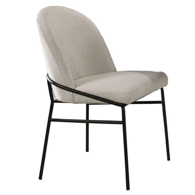 Lark - Side Chair (Set of 2) - White / Black by Unique Piece Furniture