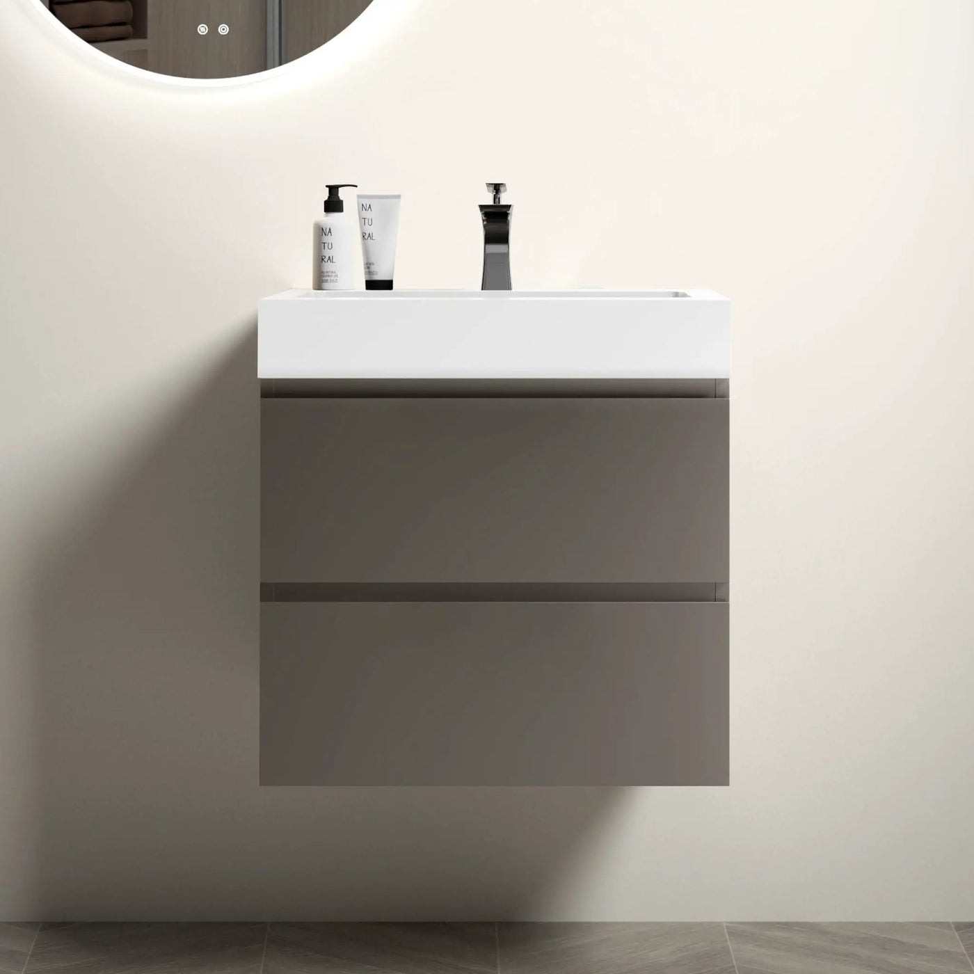Alice - Bathroom Vanity With Sink, Wall Mounted, Floating by Unique Piece Furniture
