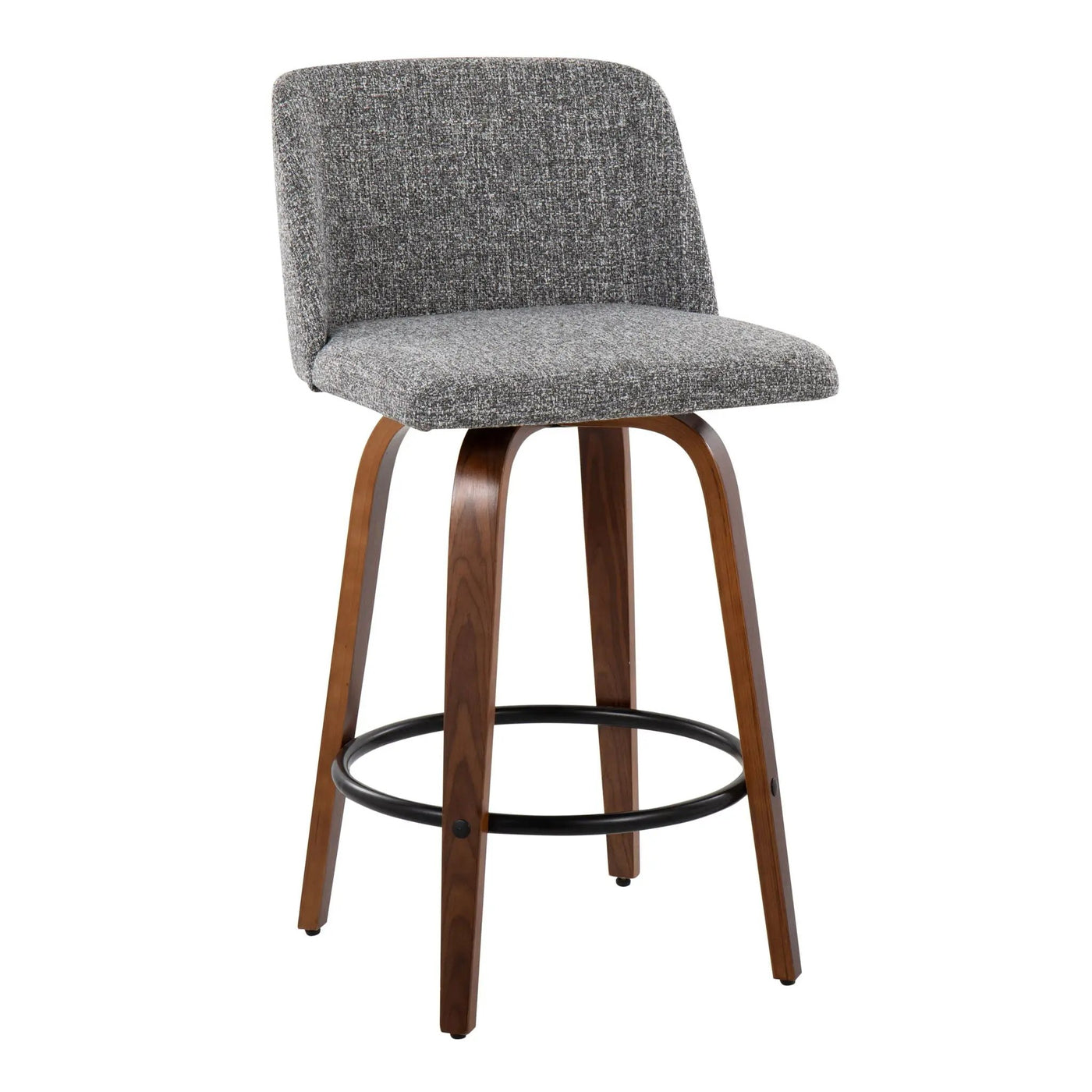 Toriano - Mid Century Modern, Counter Stool (Set of 2) by HouseOfZazla