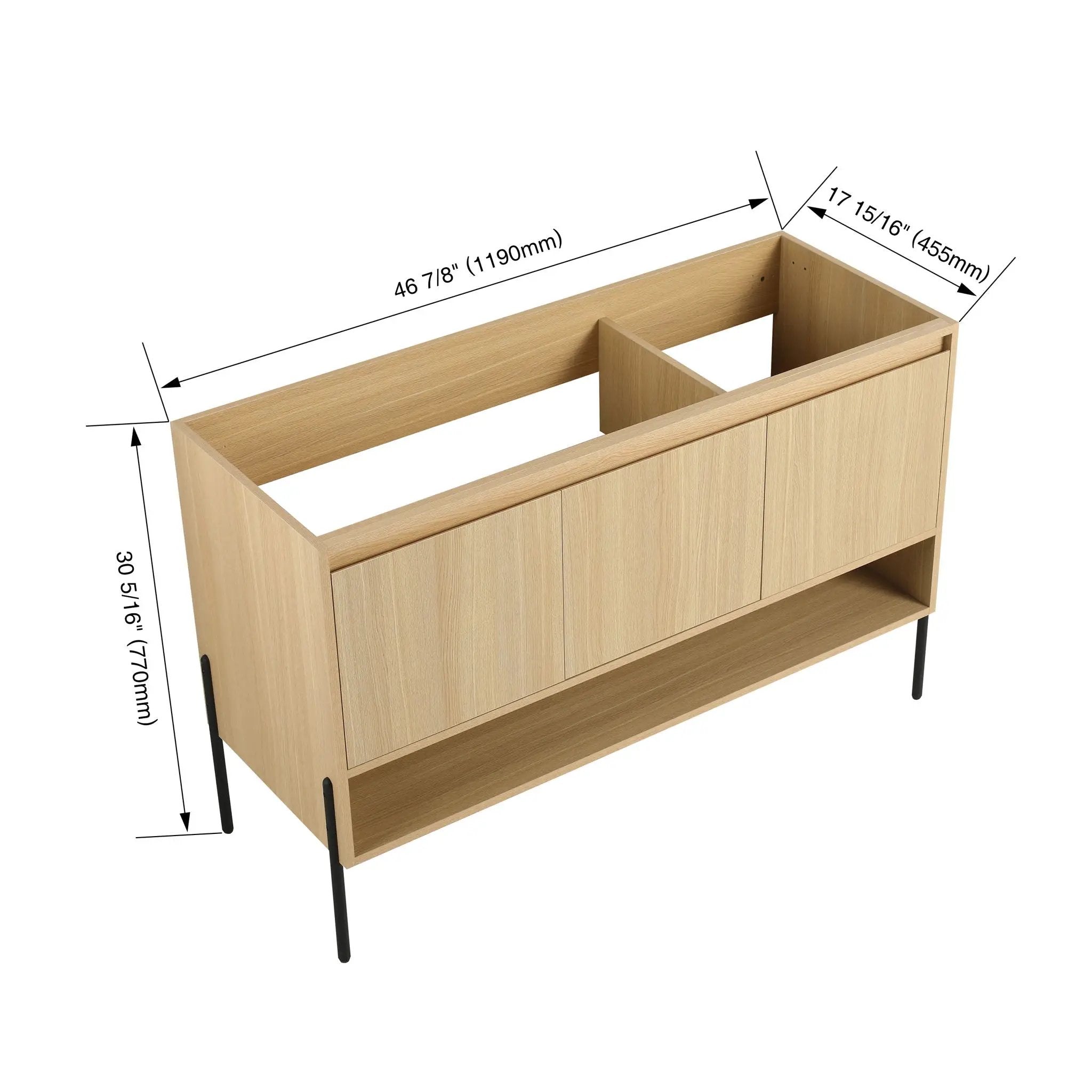 Freestanding Bathroom Vanity & Soft Close Cabinet Doors by Unique Piece Furniture
