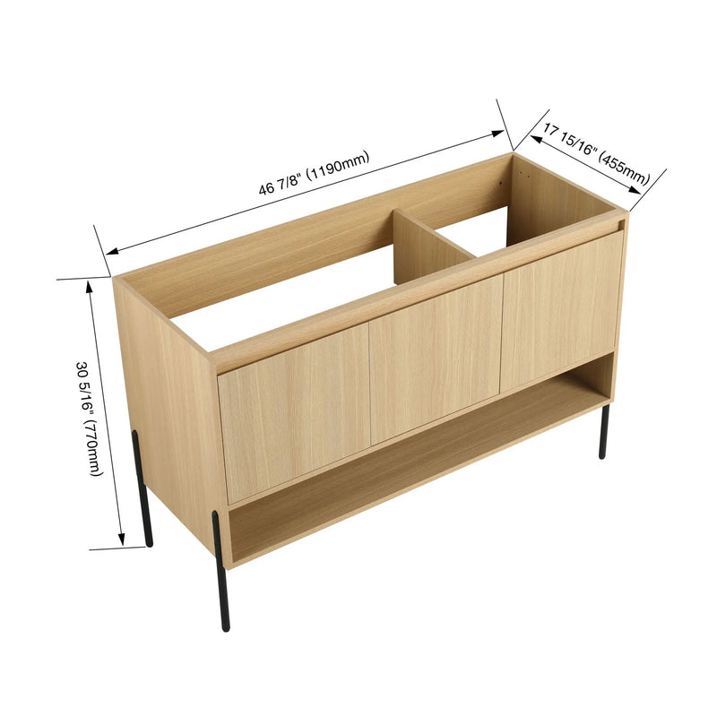 Freestanding Bathroom Vanity & Soft Close Cabinet Doors by Unique Piece Furniture