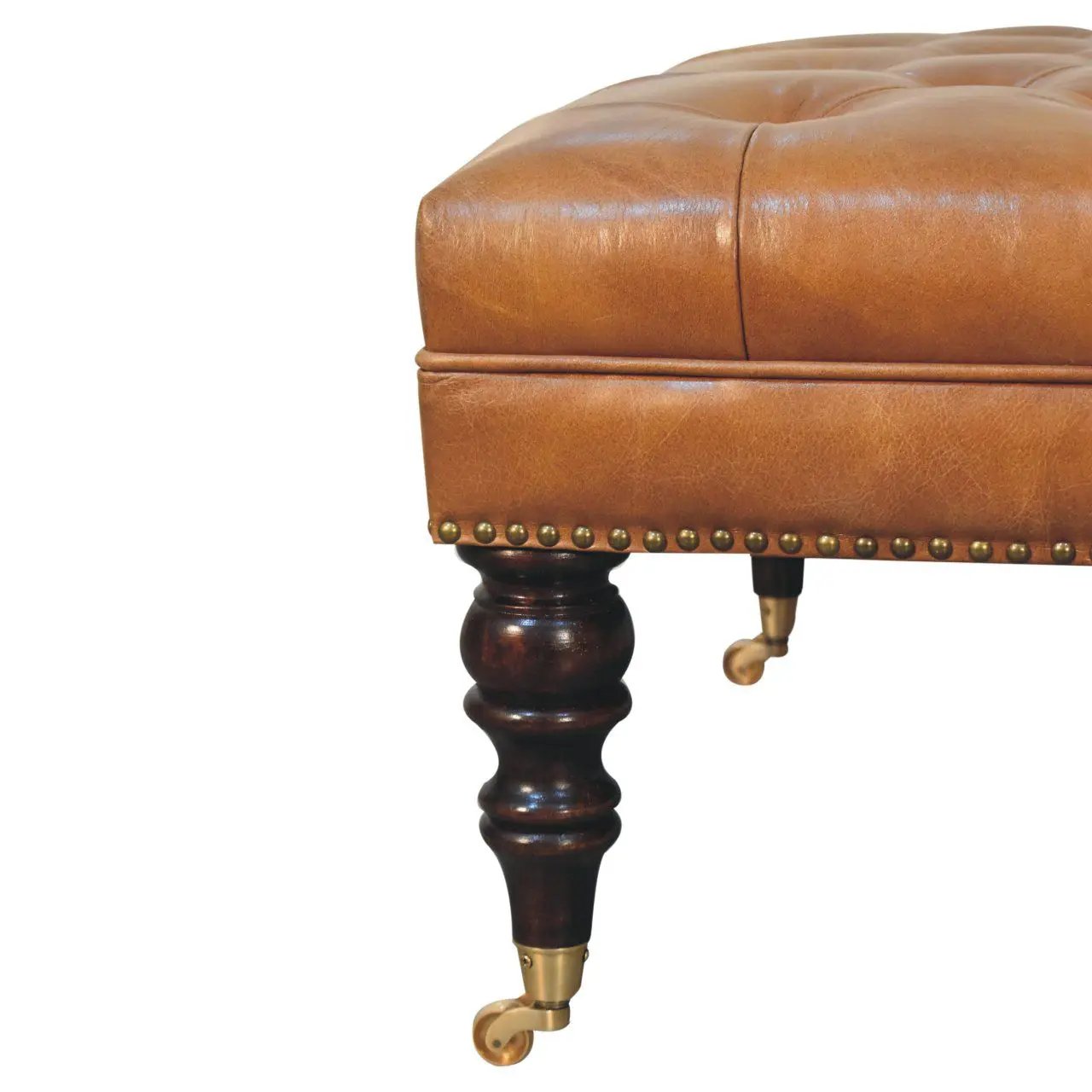 Buffalo - Ottoman With Castor Legs by Unique Piece Furniture