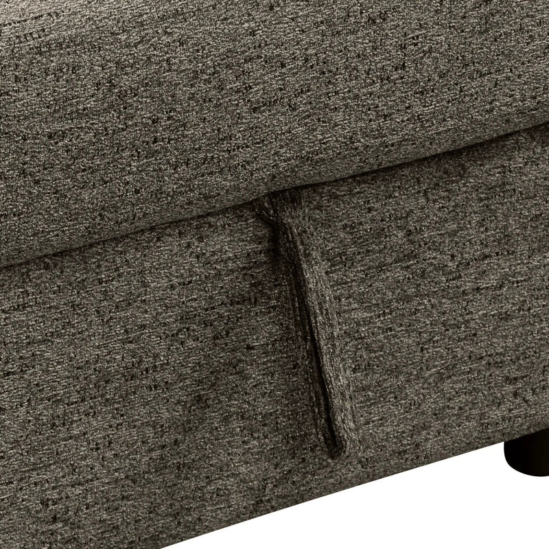 Reversible Sleeper Sectional Sofa Bed With Side Shelf And 2 Stools, Pull-Out L-Shaped Sofa Bed, Corner Sofa-Bed With Storage Chaise Left / Right Hande For Living Room by HouseOfZazla