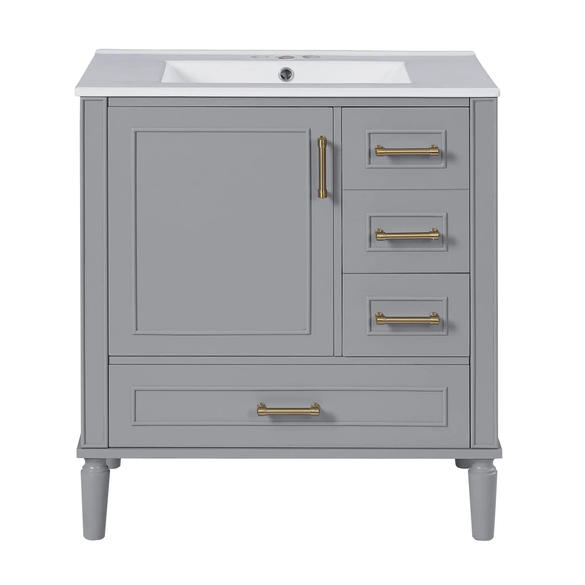 Traditional Bathroom Vanity Set With Soft Close Doors by Unique Piece Furniture