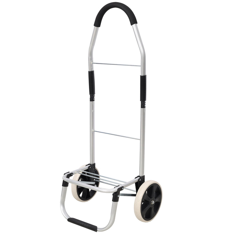 Foldable Shopping Trolley With Wheels And Removable Waterproof Bag - Black by HouseOfZazla