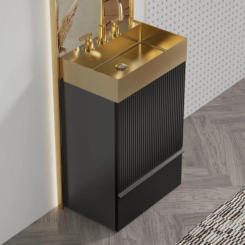 Gada 20" Striped Matt Bathroom Vanity by HouseOfZazla