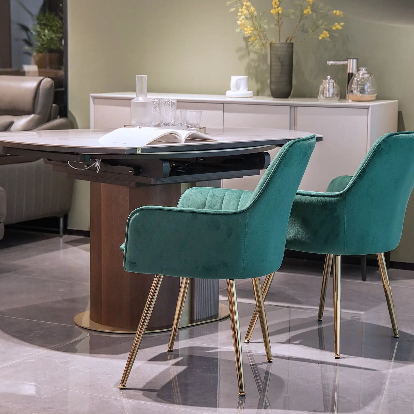 Modern Mid Back Dining Chairs by HouseOfZazla