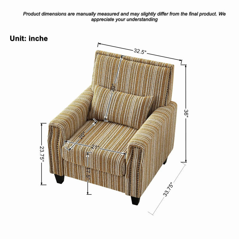 Comfy Armchair For Living Room by Unique Piece Furniture