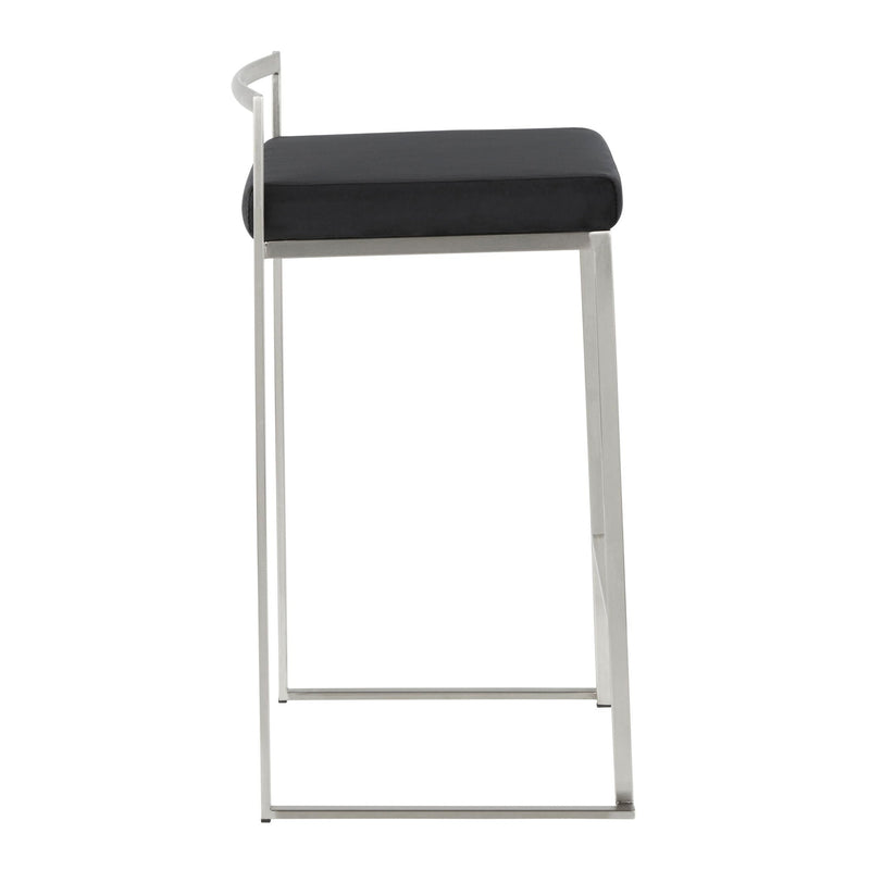Fuji - Contemporary Elegant Stackable Counter Stool Set by HouseOfZazla