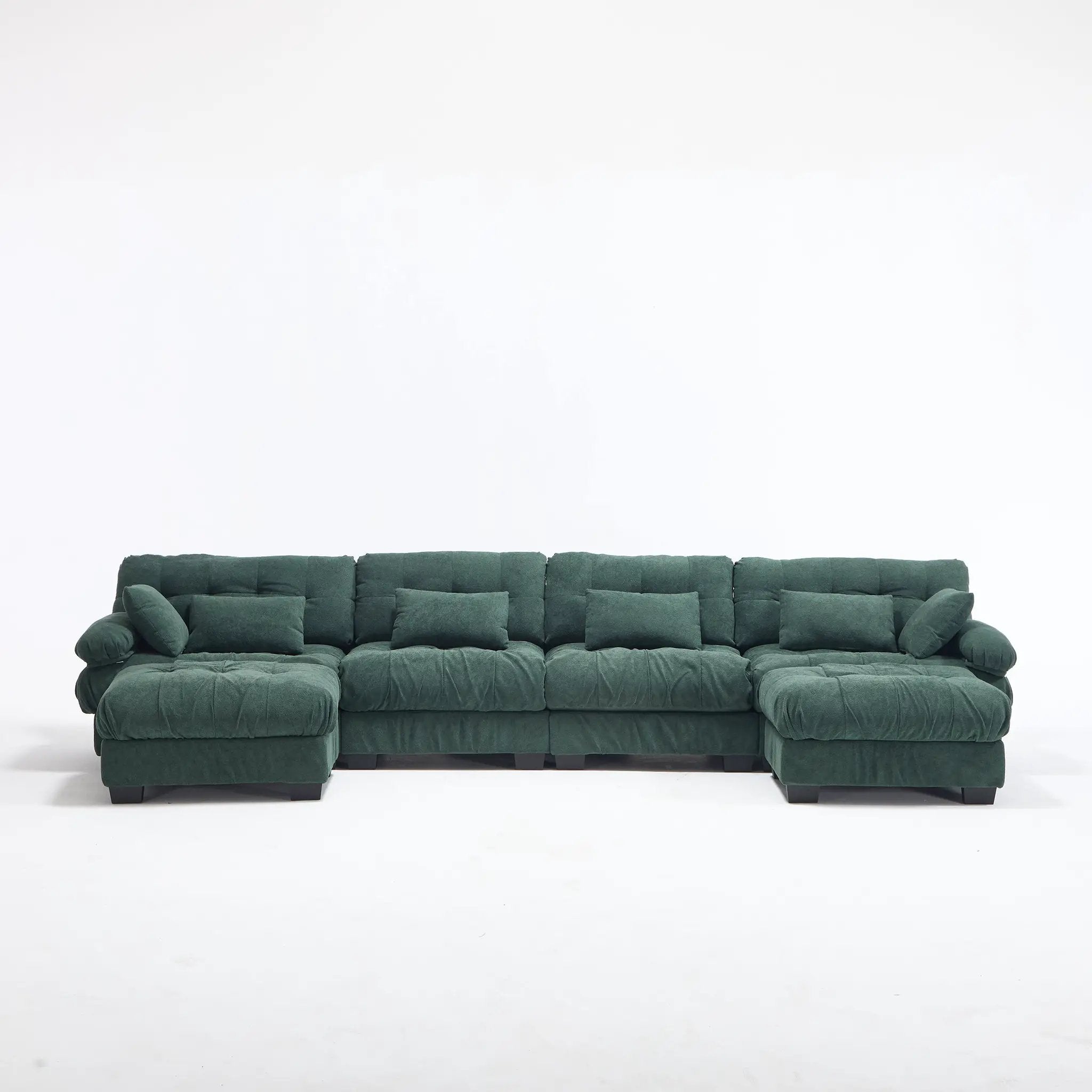 U Shaped Couch Modular Sectional Sofa by HouseOfZazla