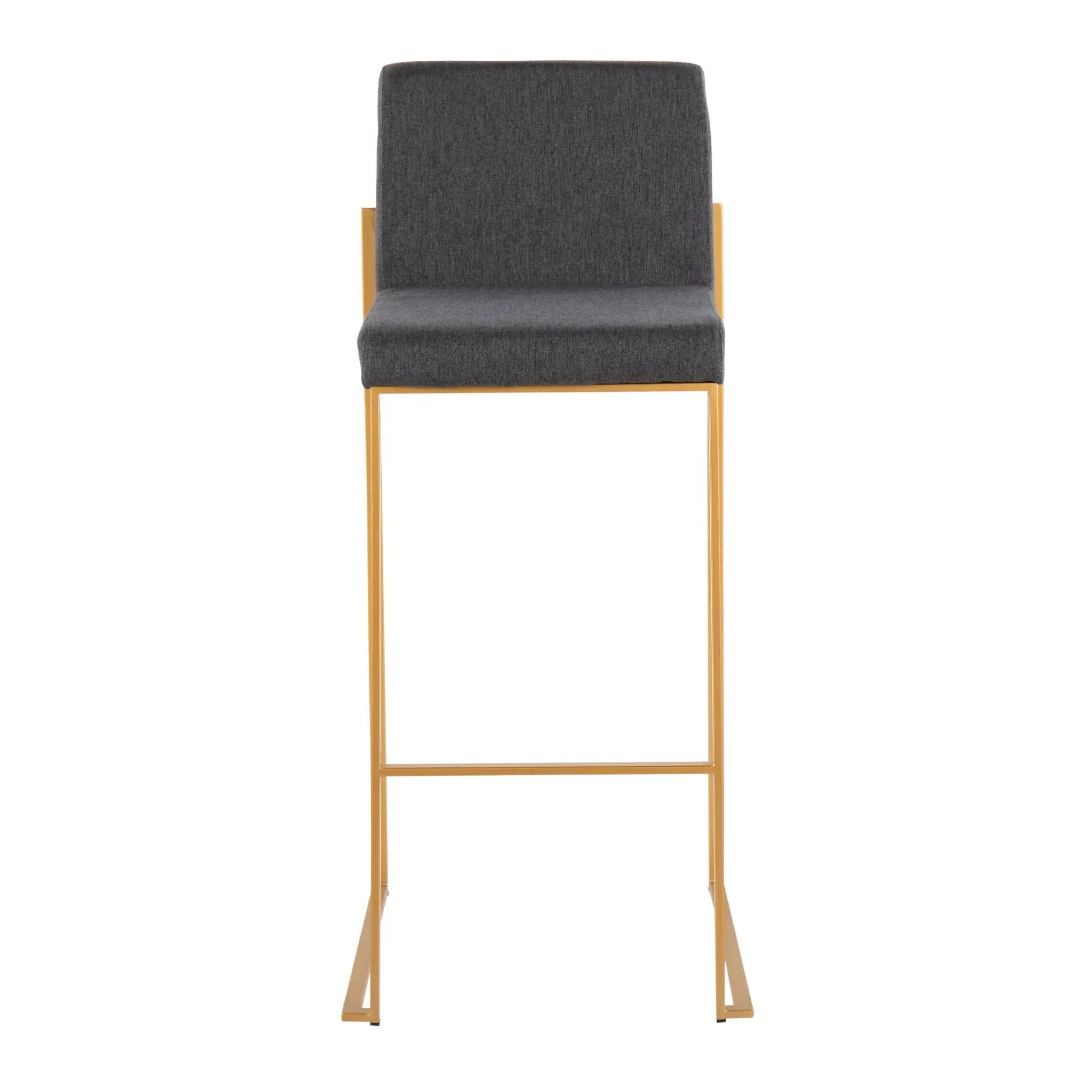 Fuji - Contemporary Design High Back Barstool by Unique Piece Furniture