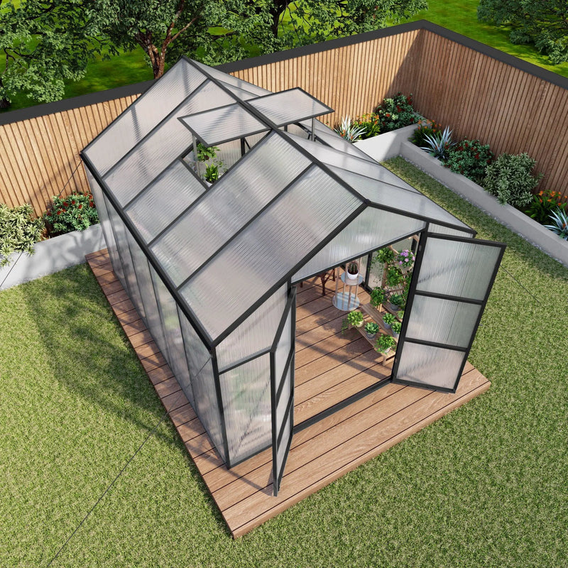 Gain Height Windproof house All Season Outdoor Garden Shelter by HouseOfZazla