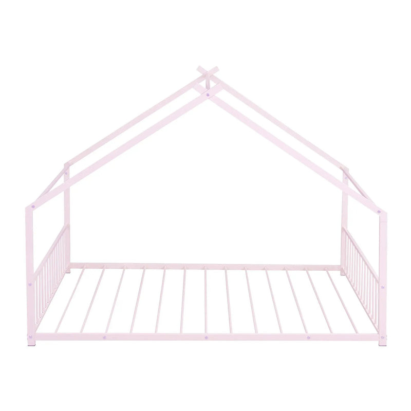 Metal House Bed by Unique Piece Furniture