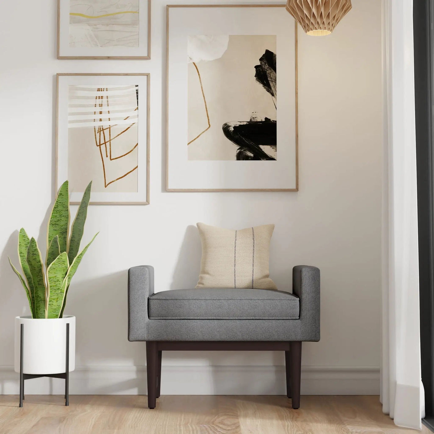 Scott - Upholstered Ottoman Bench by Unique Piece Furniture