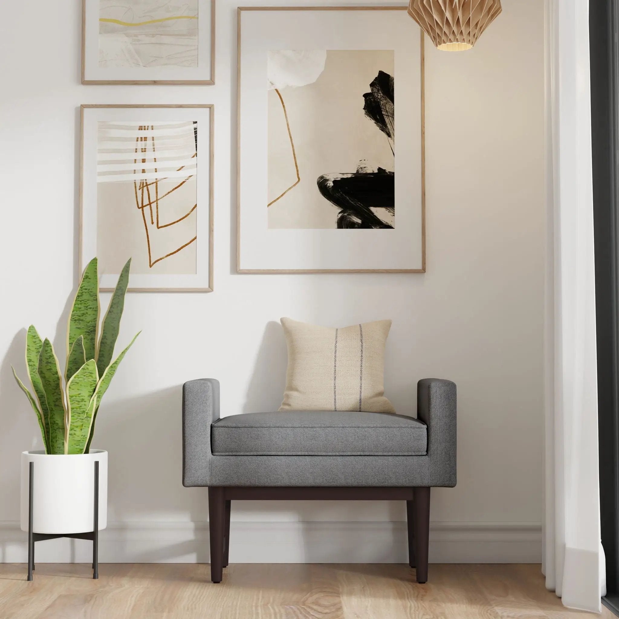 Scott - Upholstered Ottoman Bench by HouseOfZazla