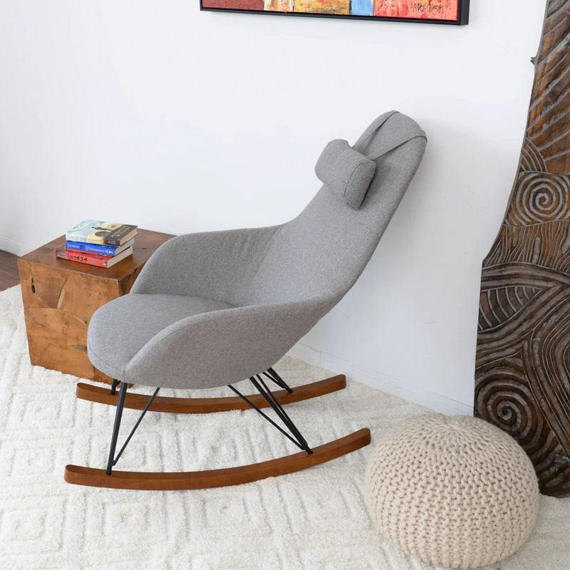 Chloe - Mid Century Modern Rocker Livingroom And Bedroom Chair by HouseOfZazla
