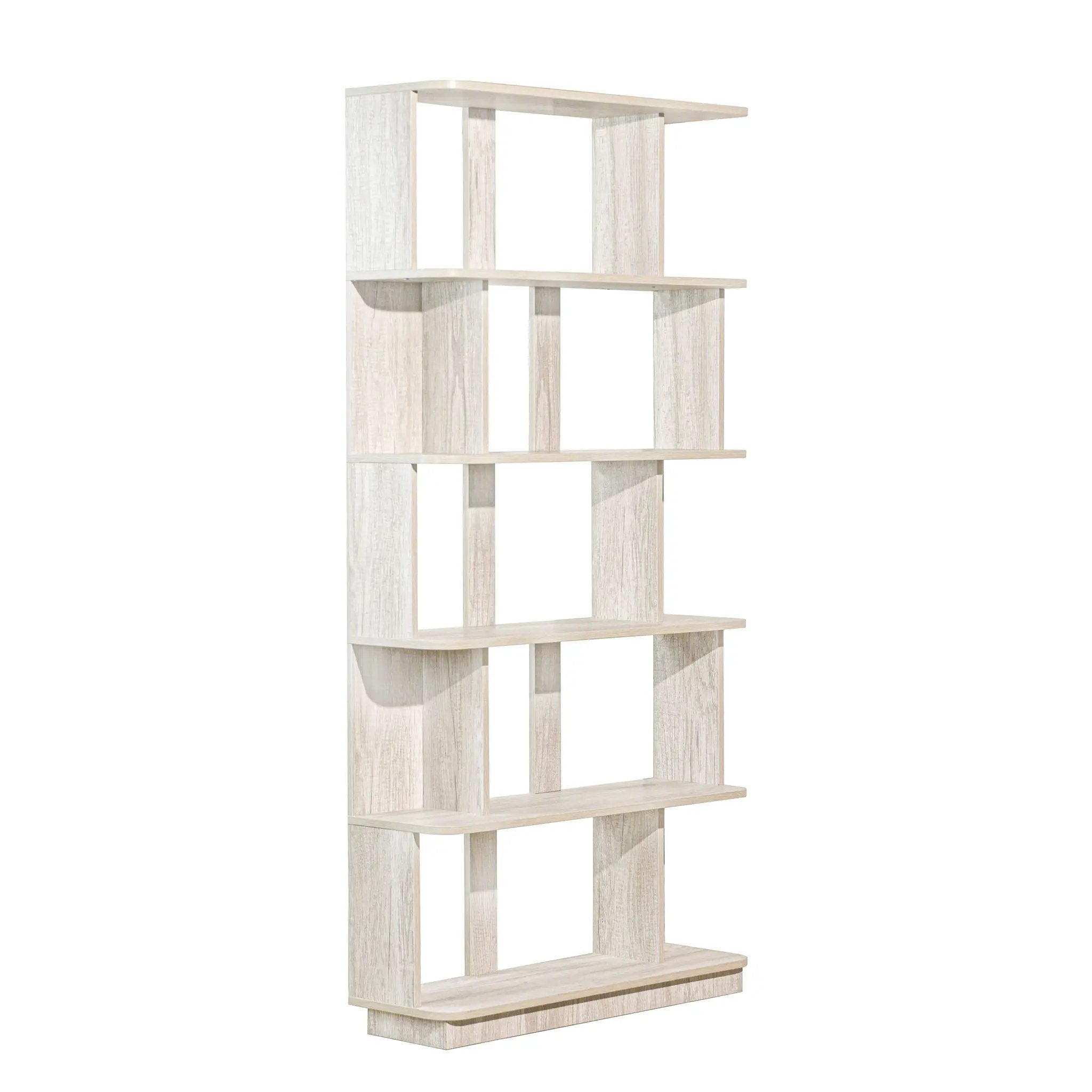 Modern 5 Tier Open Storage Bookcase by HouseOfZazla