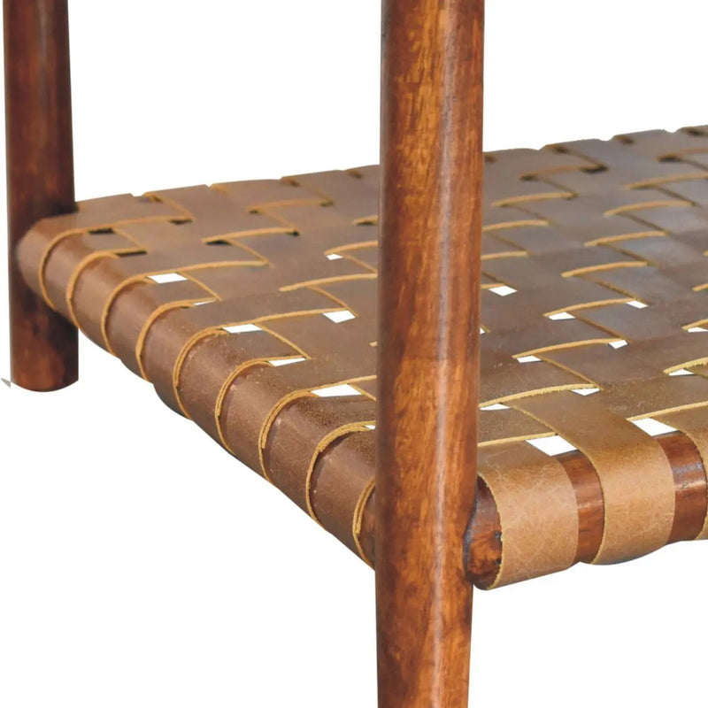 Regency - Woven Console Table With 2 Drawers - Brown by HouseOfZazla