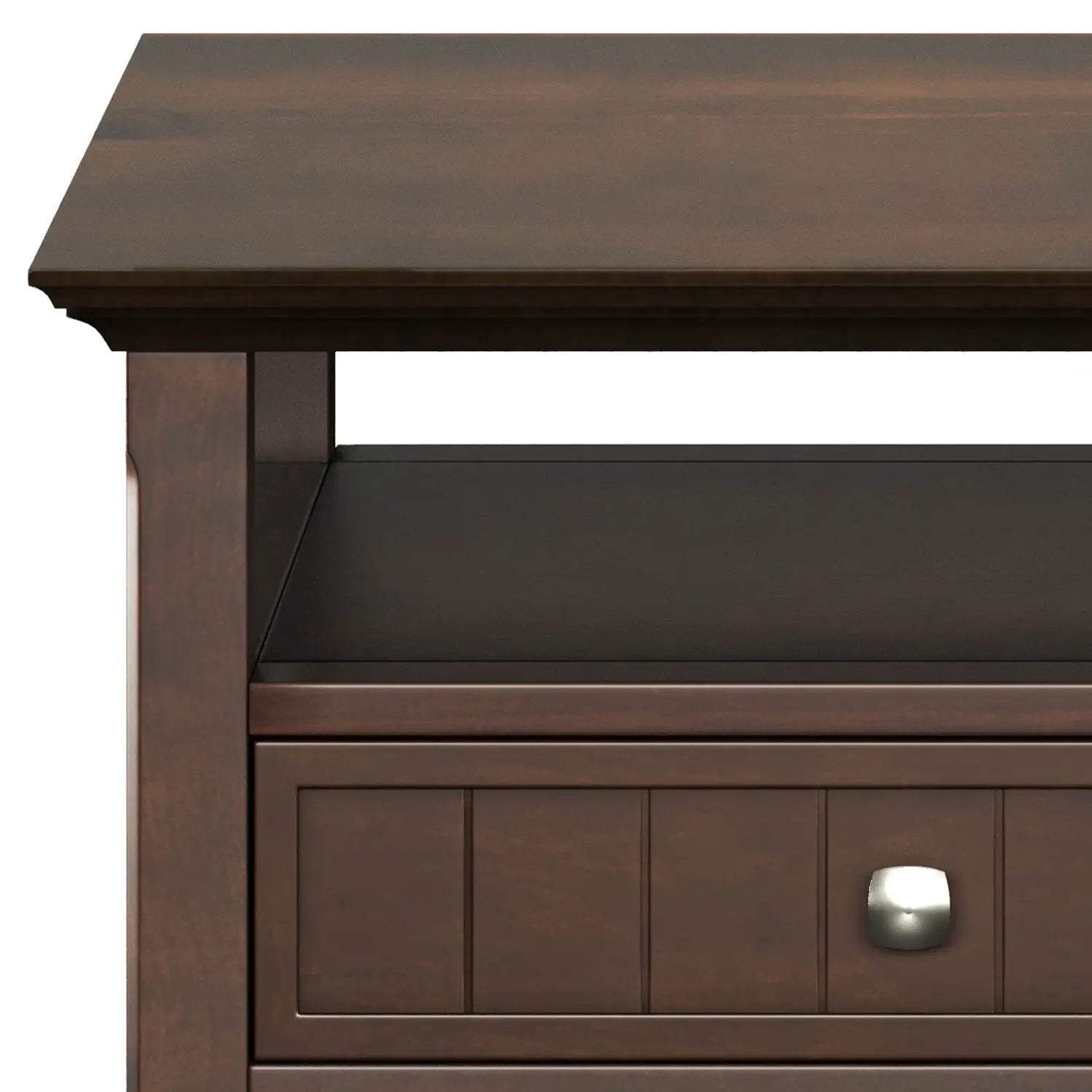 Acadian - Coffee Table With Drawer - Brown by HouseOfZazla
