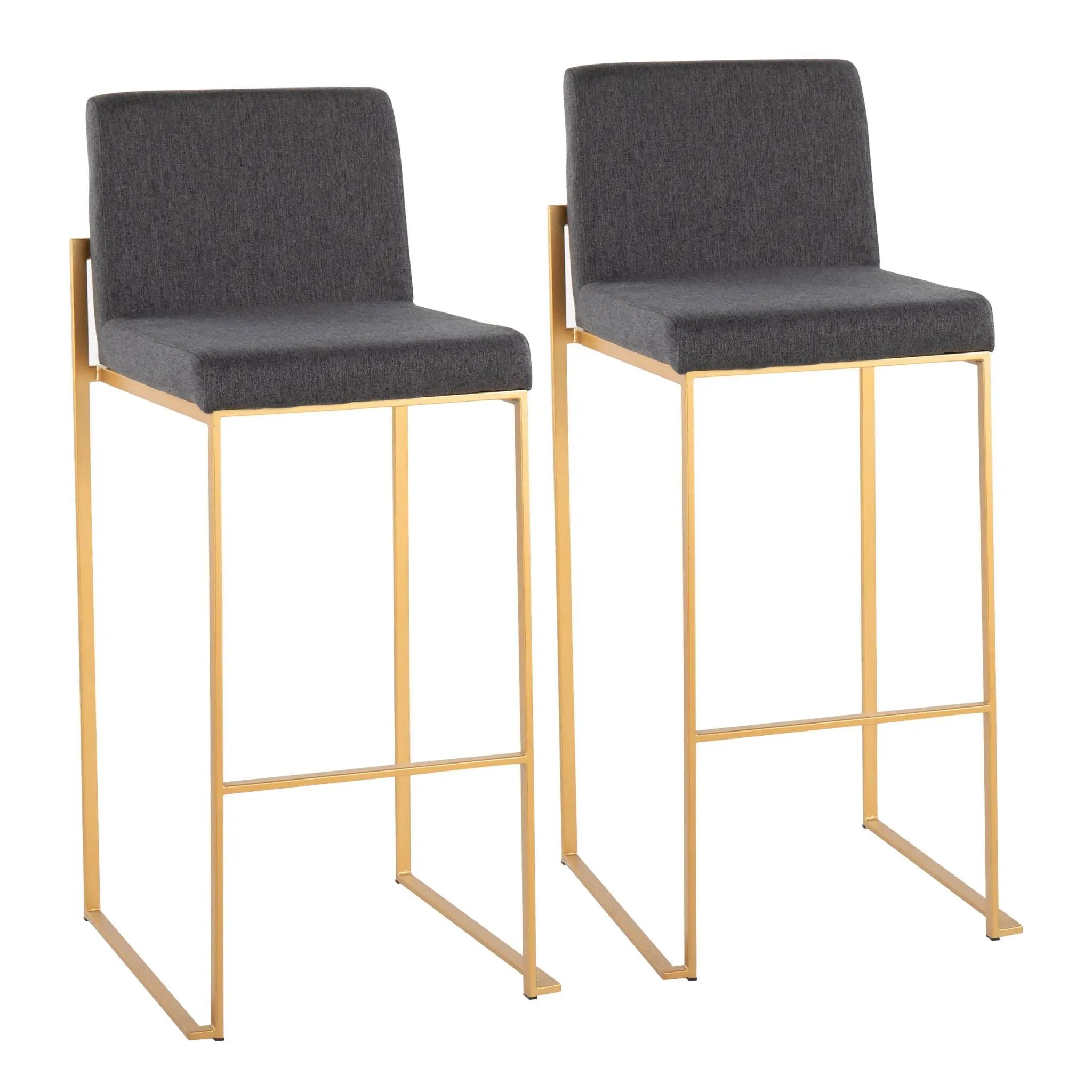 Fuji - Contemporary Design High Back Barstool by Unique Piece Furniture