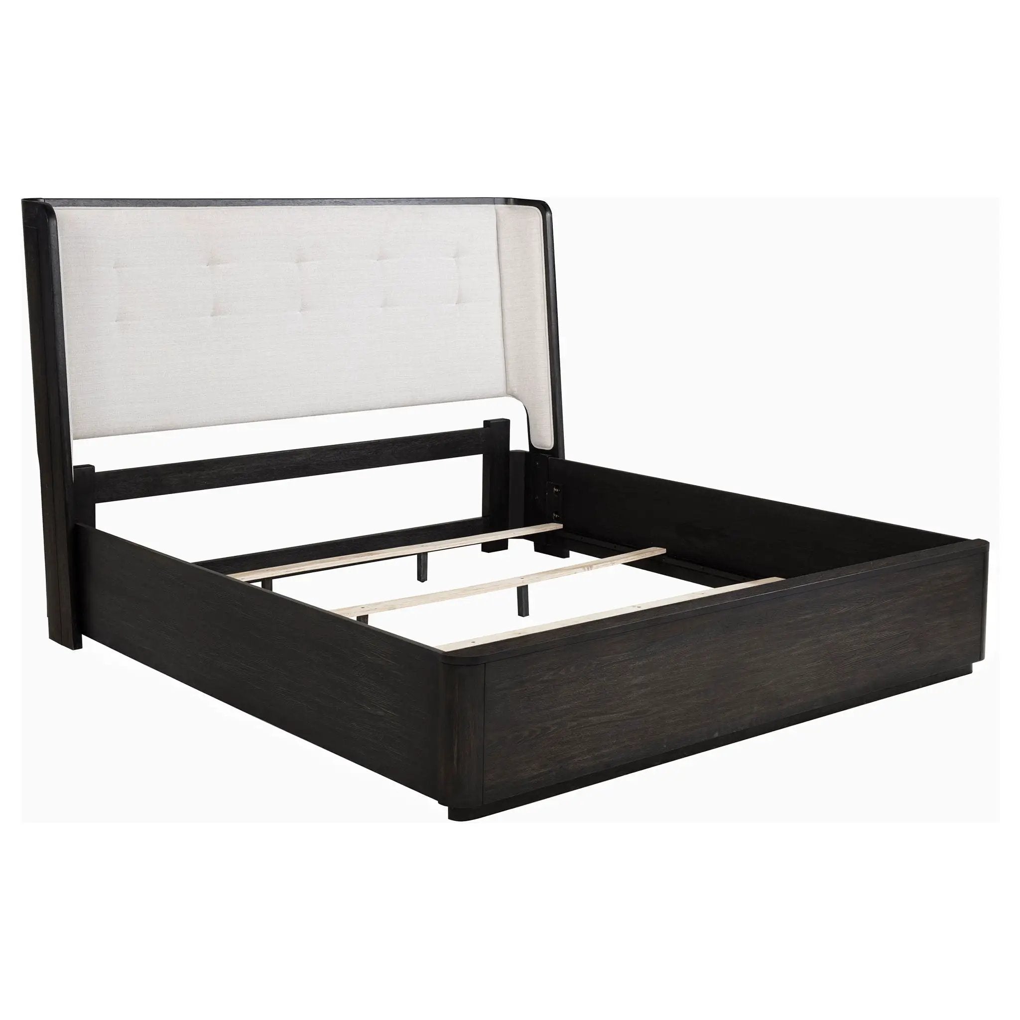 Leandro 4-piece California King Bedroom Set Burnished Black by Unique Piece Furniture