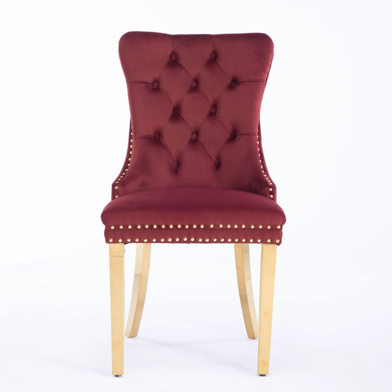 Nikki - Modern, High-End Tufted Dining Chair (Set of 2) by HouseOfZazla