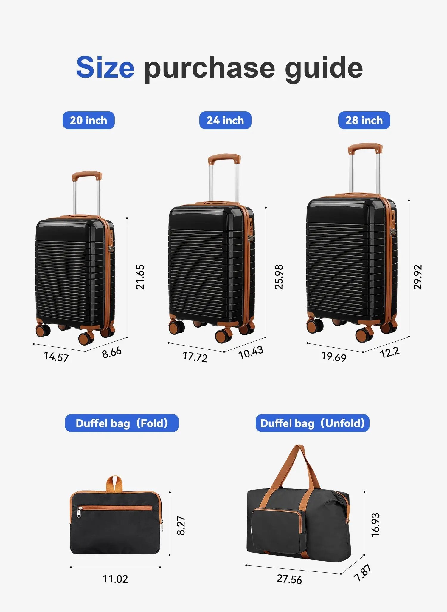 5-Piece Hardside Luggage Set by HouseOfZazla