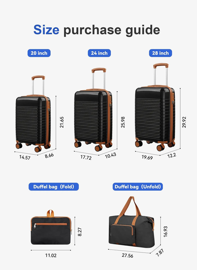 5-Piece Hardside Luggage Set by HouseOfZazla