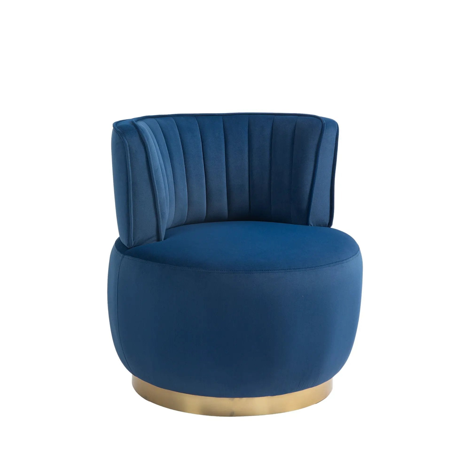 360 Degree Swivel Cuddle Barrel Accent Sofa Chair by Unique Piece Furniture