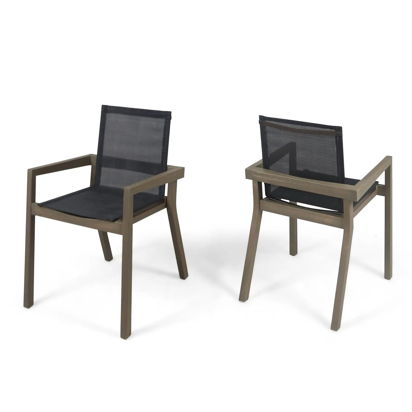 Belfast - Dining Chair With Acacia Wood Frame And Seating (Set of 2) by HouseOfZazla