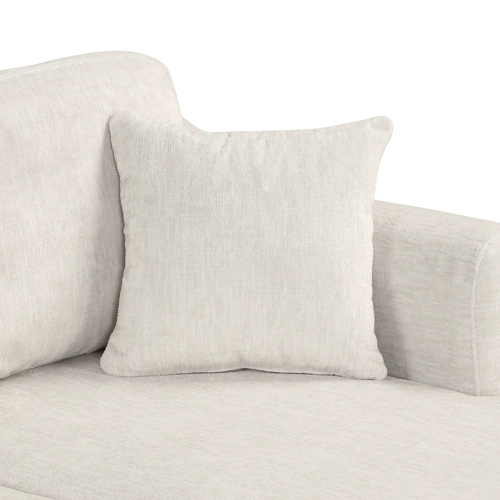 Contemporary U - Shaped Sectional Sofa With Movable Storage Ottoman by HouseOfZazla