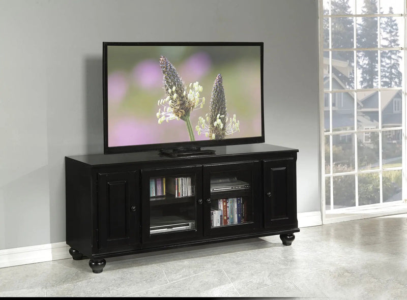 Ferla TV Stand in Black by HouseOfZazla