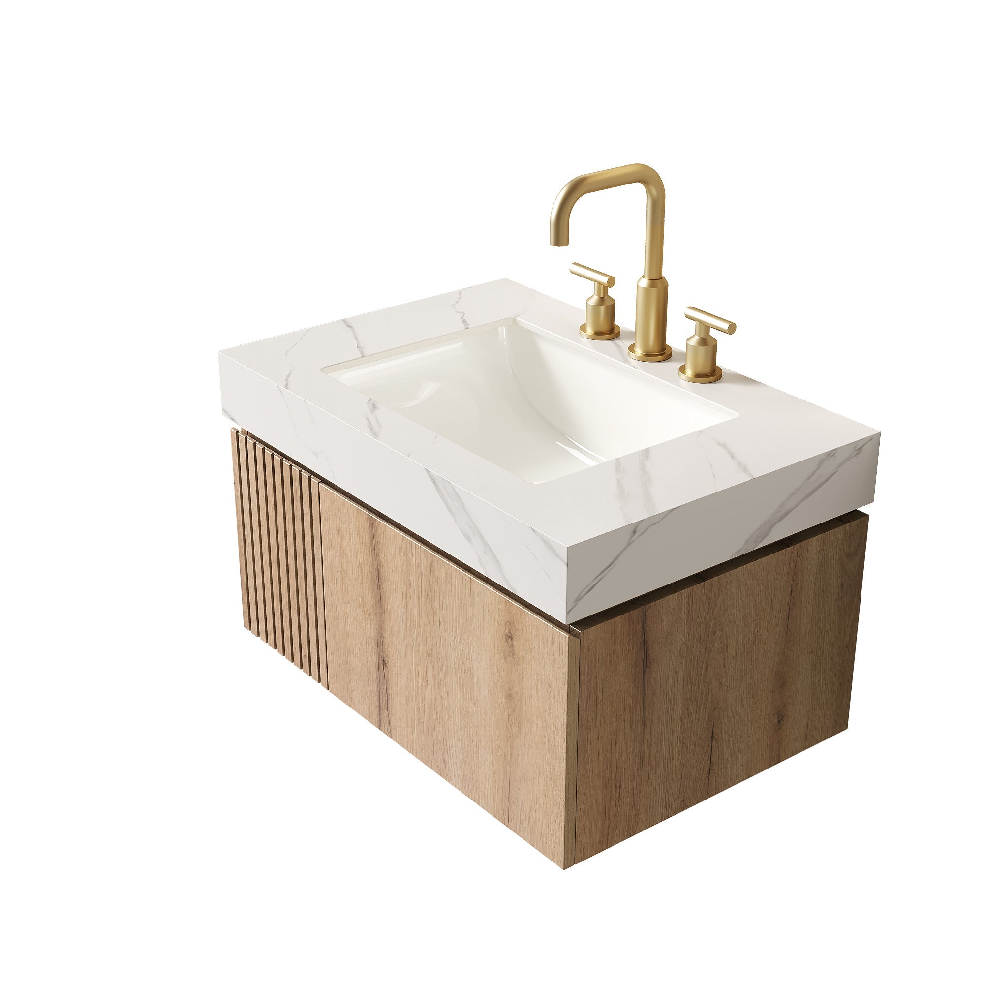 30" MURI Carrara Bathroom Vanity by HouseOfZazla