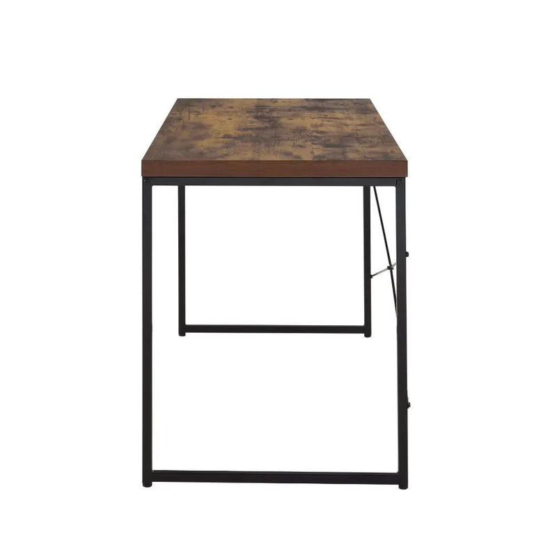 Bob - Writing Desk (Same Ac00906) - Weathered Oak & Black by Unique Piece Furniture